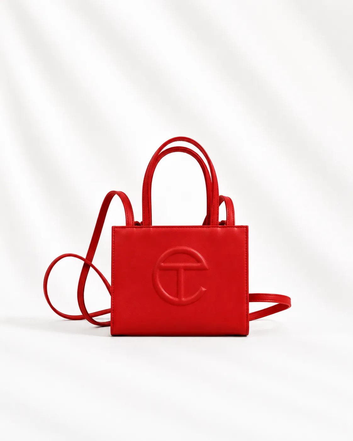 Telfar Small Shopping Bag in Red