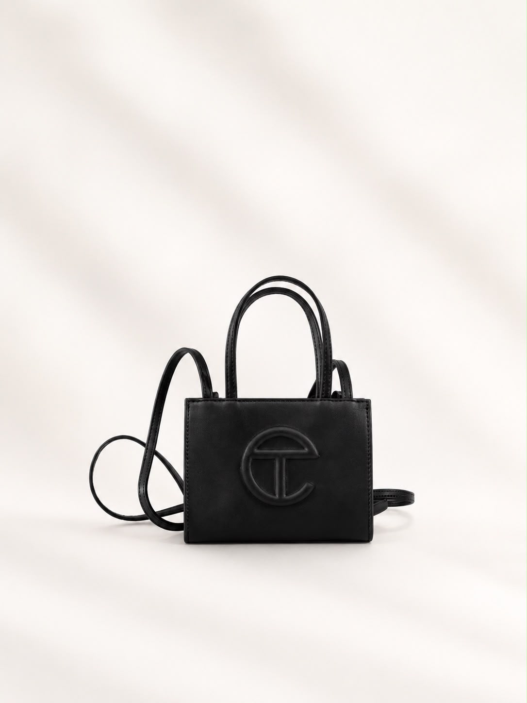 Telfar Small Shopping Bag in Black