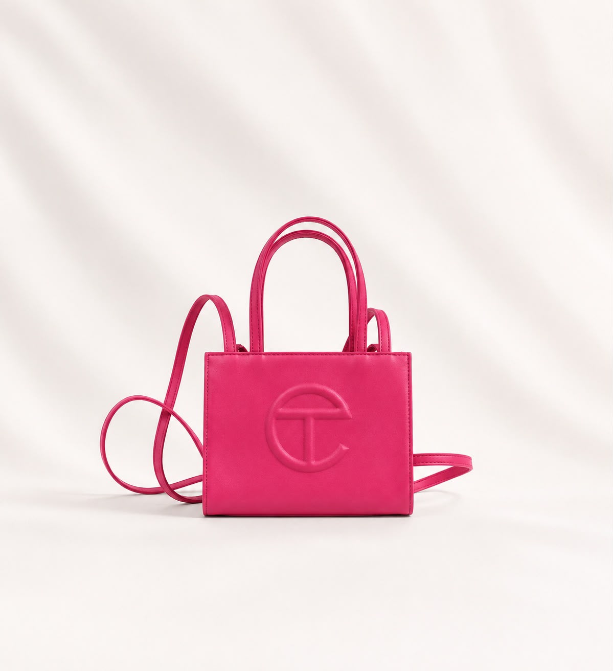 Telfar Small Shopping Bag in Pink